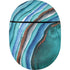 Turquoise Watercolor Geode Google Pixel Buds Skin